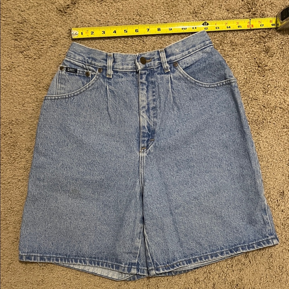 Vintage Lee Jorts Light Blue Denim Shorts